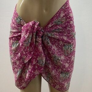 Zuliana floral sarong/dress. Made in USA
